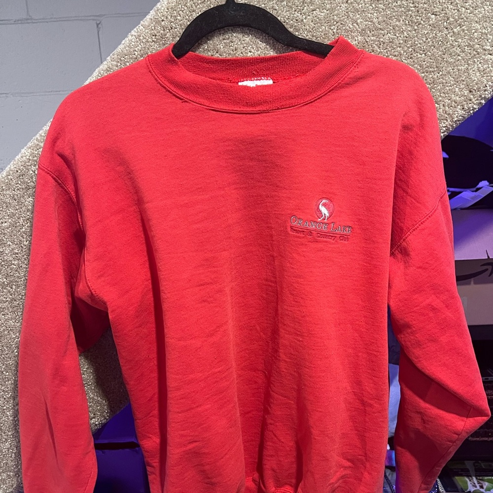 Vintage Orange Lake embroidered crewneck
